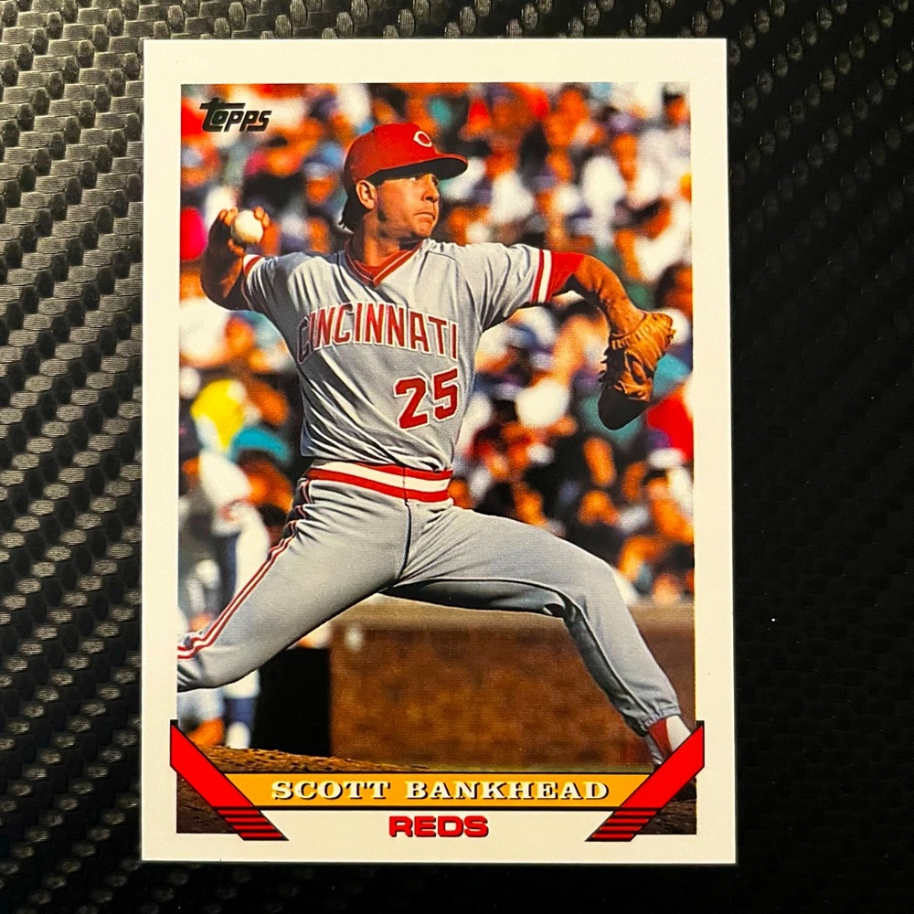 SCOTT BANKHEAD TOPPS 1993 CINCINNATI REDS #361 BASEBALL TRADING CARD VINTAGE